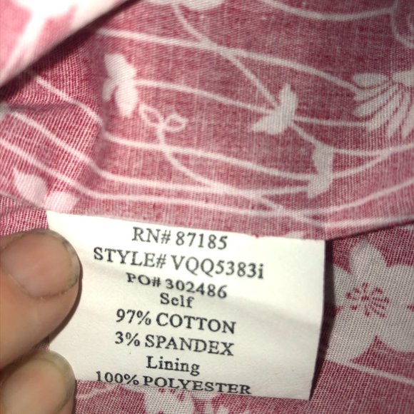 Ruby Rox Red/White Floral Dress Size 3 - Picture 4 of 5